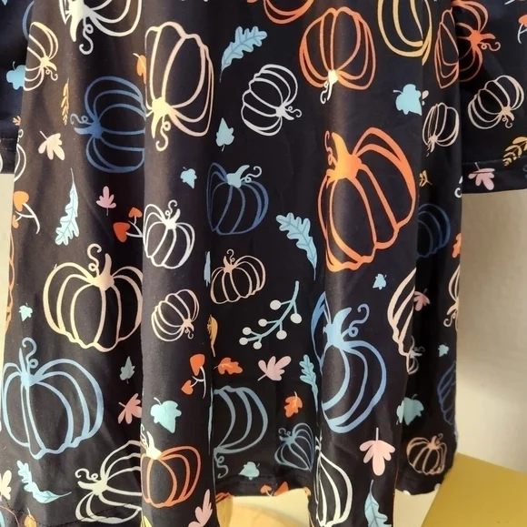 Curtsy & Bows New Halloween Pumpkin Patch Long Sleeve Dress, Various sizes - Picture 3 of 5